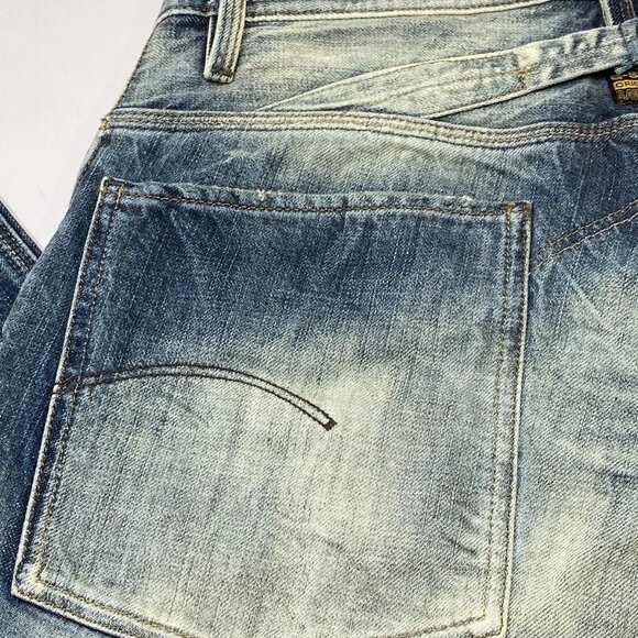 G-Star Raw Women’s Baggy Selvedge Denim Jeans – Blue/High Visual Corrosion - Picture 3 of 10